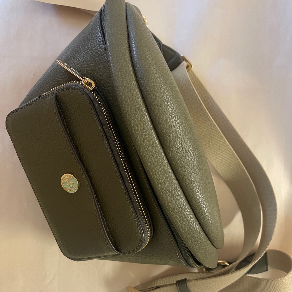 Michael Kors Olive Green Crossbody Bag